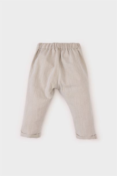 Pantalon avec poches et taille élastique pour bébé garçon
