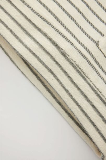 Baby Boy Regular Fit Crew Neck Striped T-Shirt