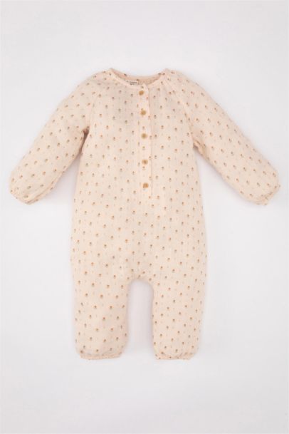 Baby Girl Newborn Floral Jumpsuit