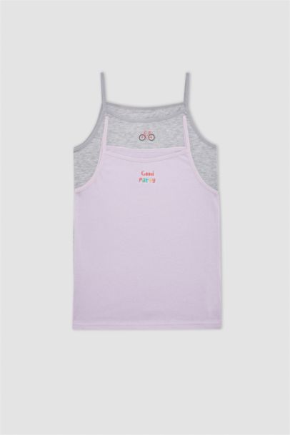 أندر شيرت بناتي قصة عادية - قطعتين