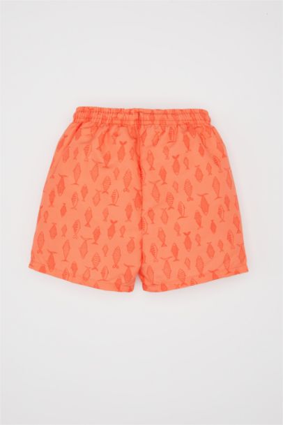 Baby Boy Regular Fit Animal Swim Shorts
