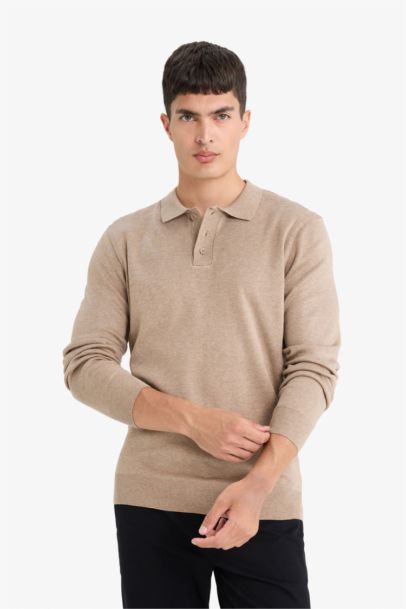 بلوز تريكو قصة عادية بياخة بولو