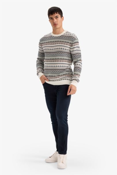 Pull en maille à col rond Coupe Standard