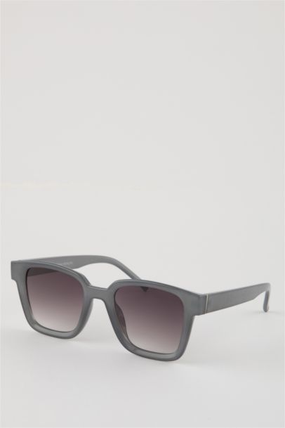 Woman Square Plastic Sunglasses