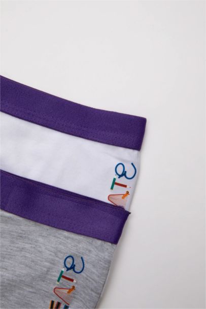 بوكسر بناتي مطبوع - قطعتين