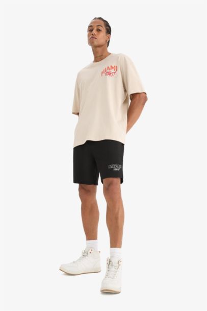 DeFactoFit NBA Miami Heat Standard Fit Shorts