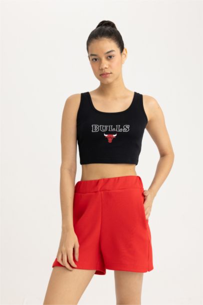 DeFactoFit NBA Chicago Bulls Crop Top