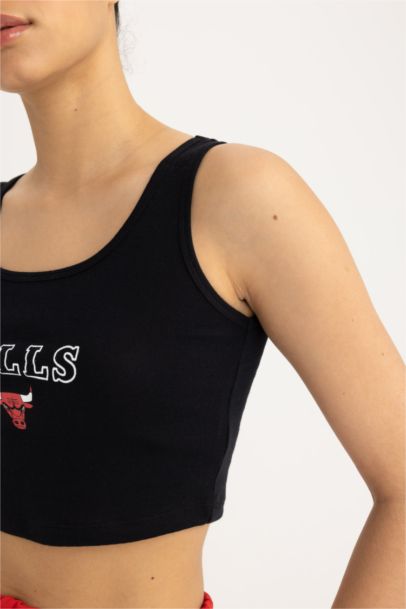 DeFactoFit NBA Chicago Bulls Crop Top