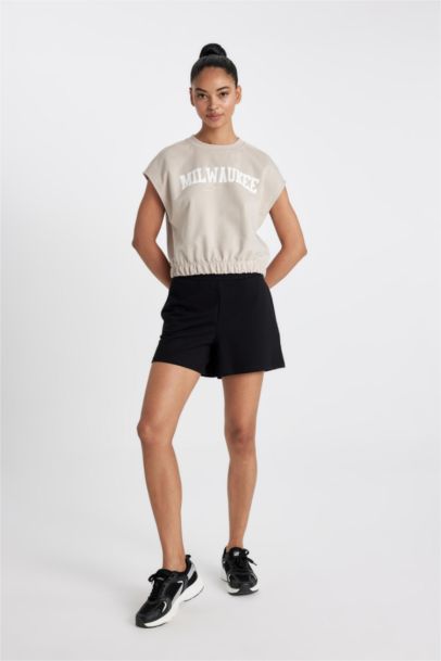 تي شيرت نص كم بياقة مستديرة من ميلووكي باكس