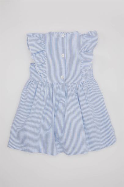 Regular Fit Printed Sleeveless Woven Dress