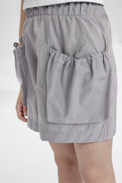Girl Cotton Pocket Shorts