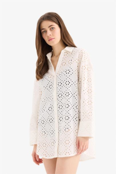 لبس بحر قطن قصة عادية من Fall in Love