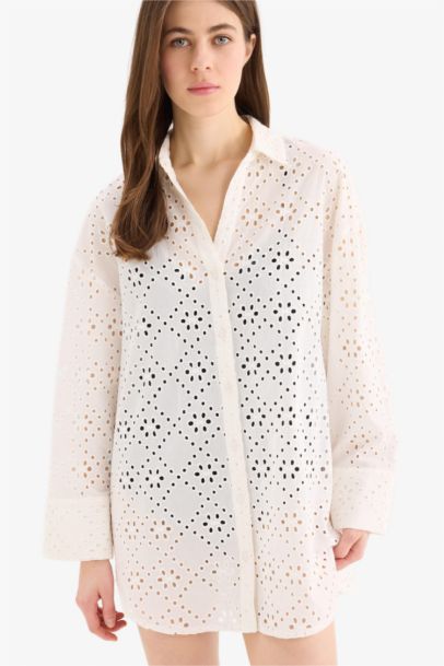 لبس بحر قطن قصة عادية من Fall in Love