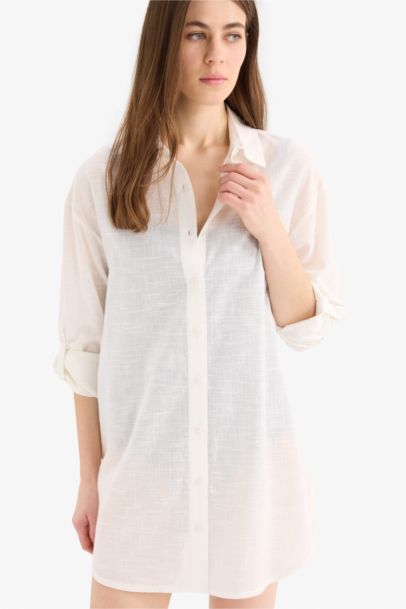 Fall in Love Regular Fit Cotton Beach Wear