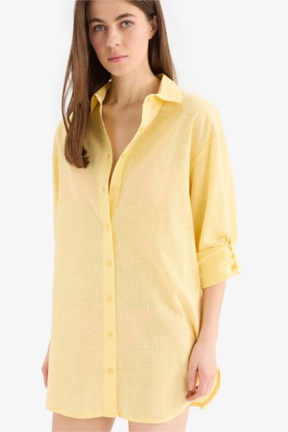 Robe de plage en coton à coupe régulière de Fall in Love