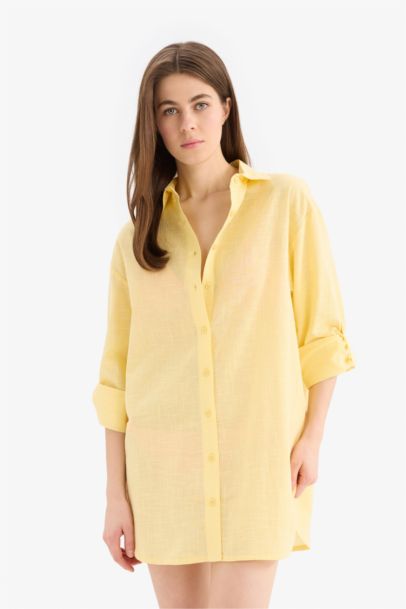 Robe de plage en coton à coupe régulière de Fall in Love