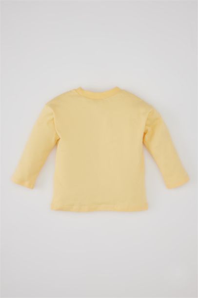 Baby Boy Crew Neck Printed Long Sleeve T-Shirt