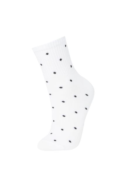 جوارب قصيرة قطن نسائي - 5 قطع