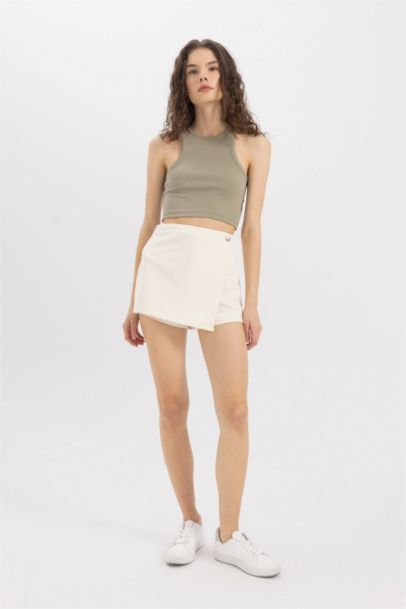 Denim High Waist Shorts