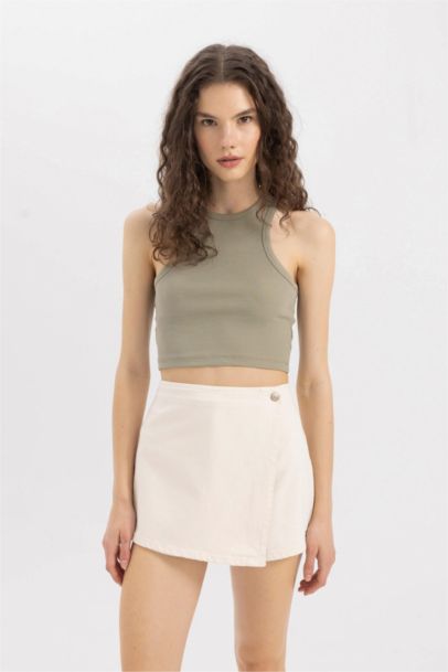 Denim High Waist Shorts