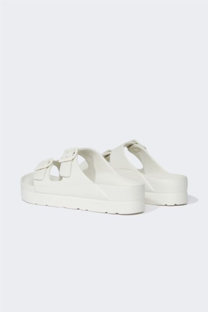 Woman High Base Double Band Eva Slippers