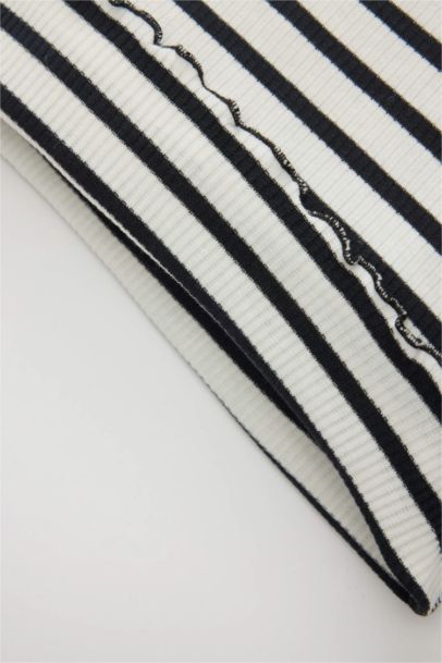 تيشيرت مخطط بناتي كم طويل قصة عادية