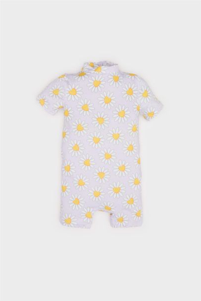 Baby Girl Patterned Swimsuit