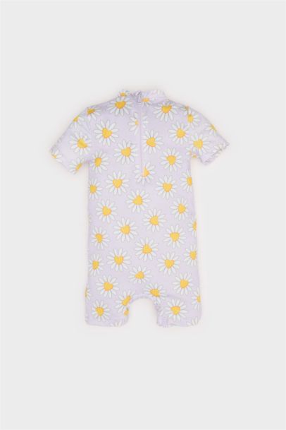 Baby Girl Patterned Swimsuit