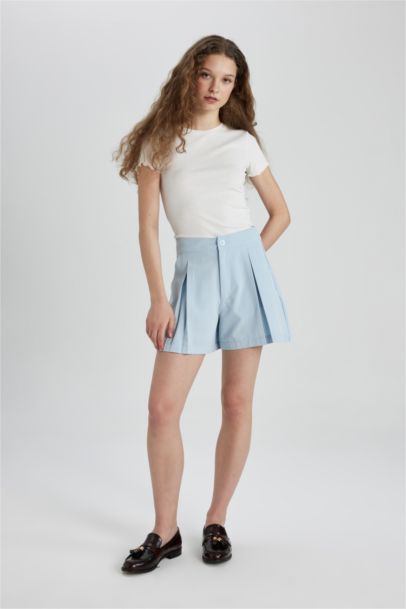 شورت قصة عادية بخصر عالي