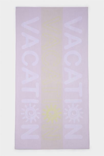 منشفة بحر نسائي قطن منقوش