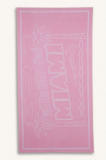 Woman Patterned Cotton Beach Towel