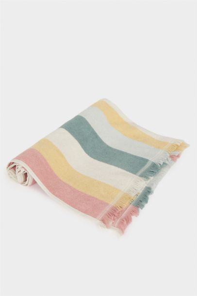 Woman Patterned Cotton Beach Towel