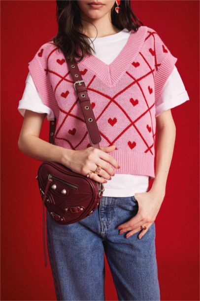 Woman Faux Leather Shoulder Bag