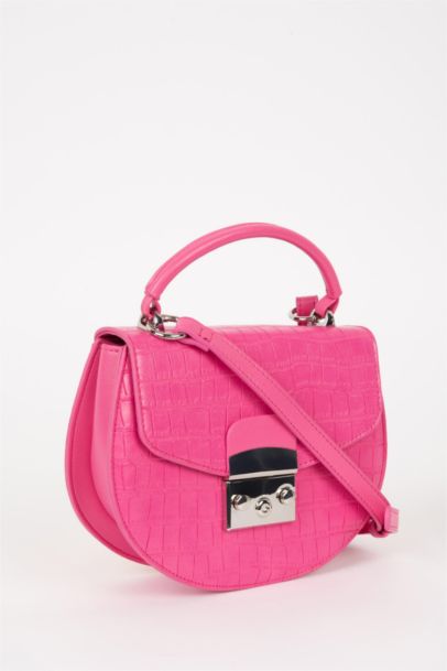 Kadın Toka Detaylı Suni Deri Omuz Çantası