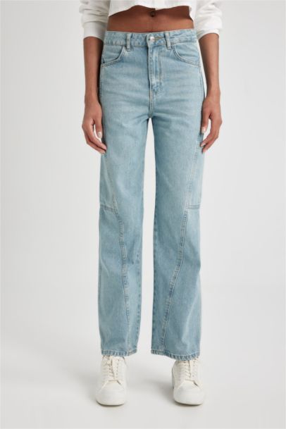 90 Wide Leg High Waist Long Jeans