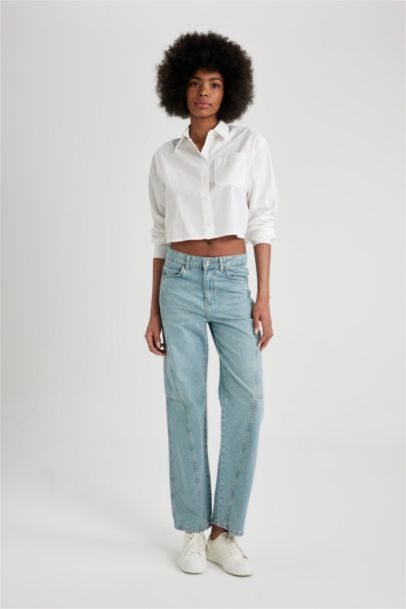 90 Wide Leg High Waist Long Jeans