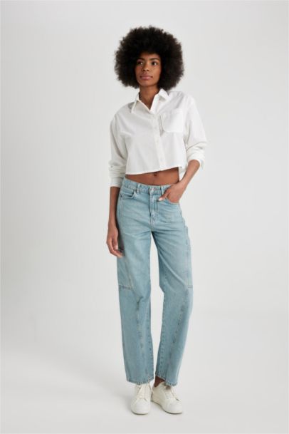 90 Wide Leg High Waist Long Jeans