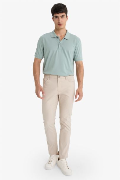 تيشيرت بولو بيكة قصة عادية برقبة بولو