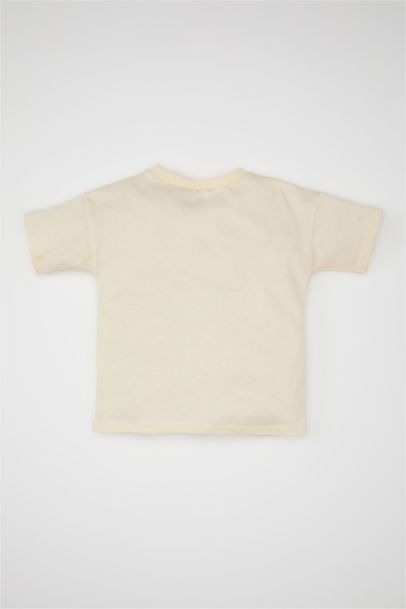 Baby Boy Crew Neck Printed Short Sleeve T-Shirt
