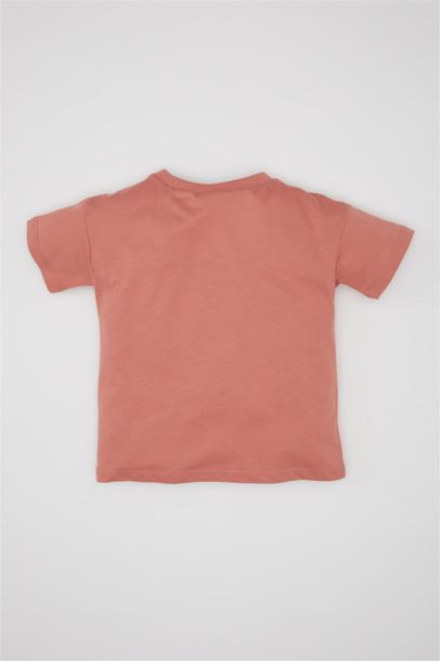 Baby Boy Crew Neck Printed Short Sleeve T-Shirt