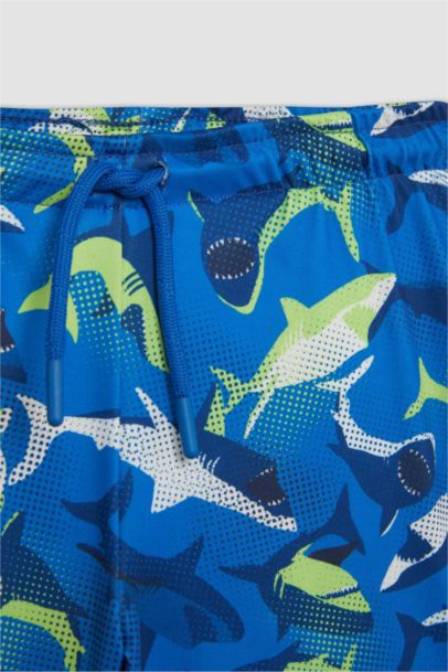 Boy Shark Pattern Swimsuit