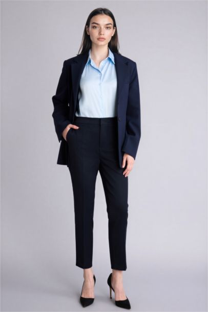 Regular Hem Trousers