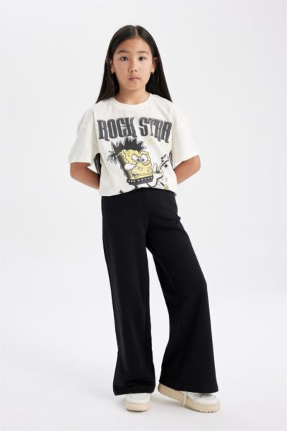 Girl SpongeBob Oversize Fit Short Sleeve T-Shirt