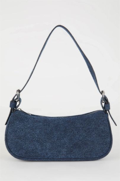 شنطة كتف حريمي جينز أزرق