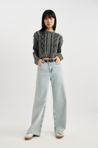 Regular Fit Crew Neck Knitwear Pullover