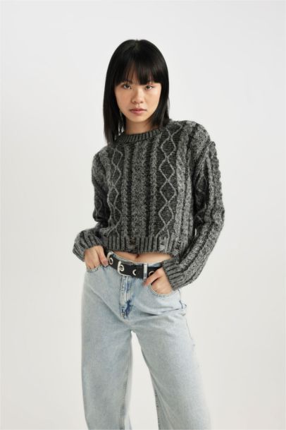 Regular Fit Crew Neck Knitwear Pullover