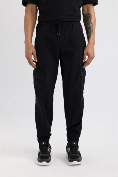 DeFactoFit Oversize Fit Cargo Pocket Woven Trousers