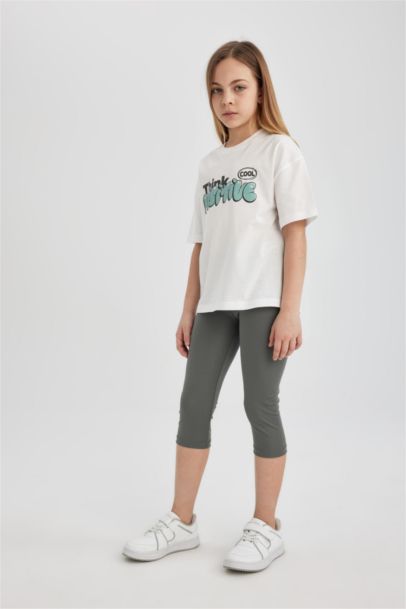 Girl Capri Length Leggings