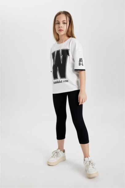 Girl Capri Length Leggings