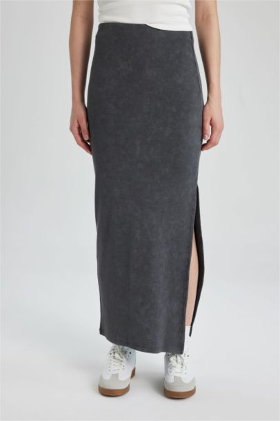 Pencil Skirt Camisole Maxi Knitted Skirt